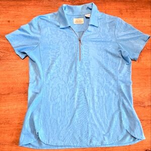 EP Pro Tiur Tech Light Blue Polo Shirt
